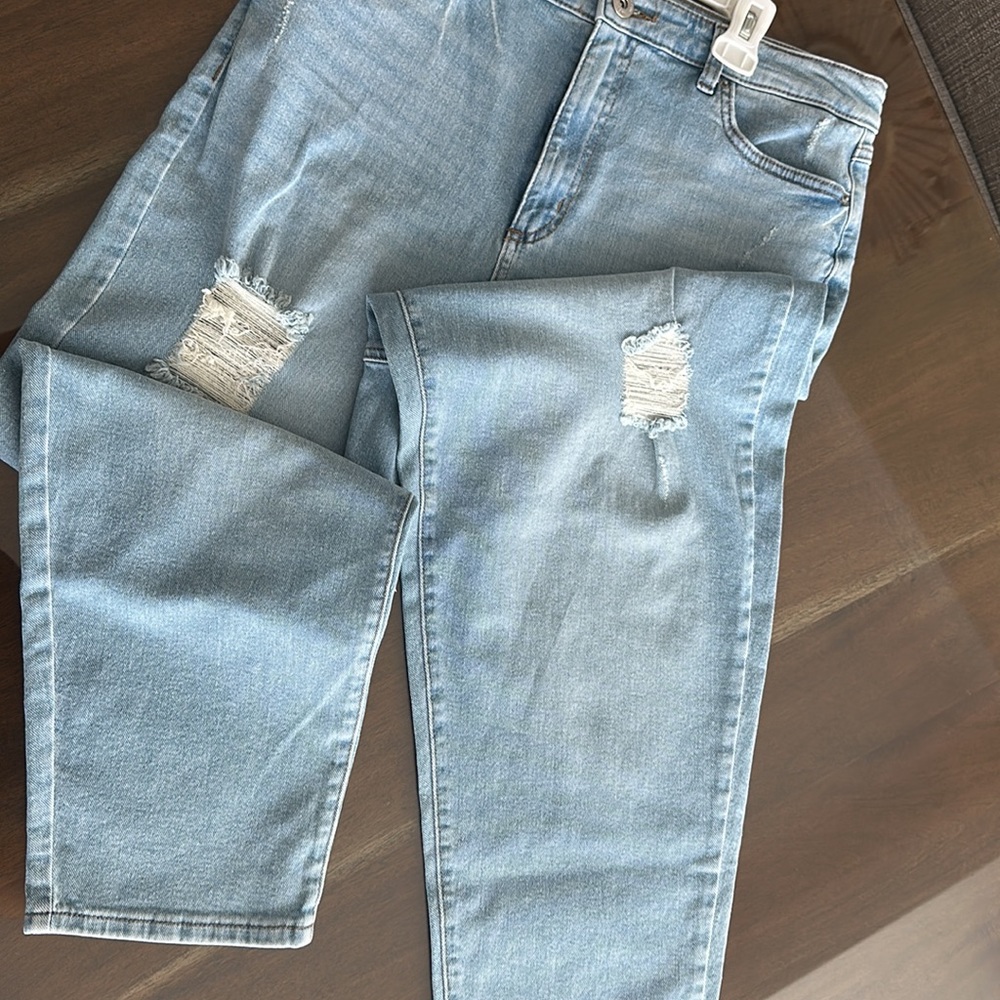 INC denim pants size 12/31 in new blue - Picture 1 of 16